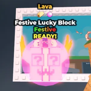 Festive Lucky Block Lava