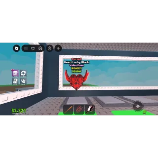 1x Cursed Heart Lucky Block