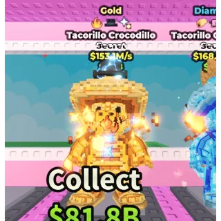 TACORILLO CROCODILLO GOLD 153.1M/S