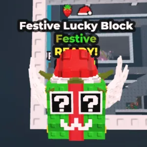 Strawberry Festive Lucky Block