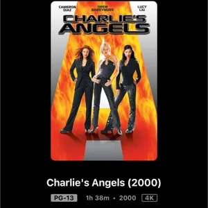 Charlie's Angels MA UHD/4K instant delivery