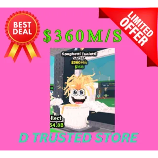 Spaghetti Tualetti 360M/s