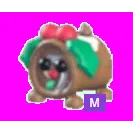 YULE LOG DOG MEGA NEON