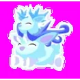 Winter Deer Family Sticker