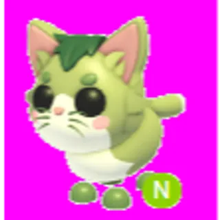 Matcha Cat Neon