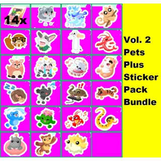 Vol. 2 Pets Plus Sticker Pack 