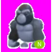Silverback Gorilla Neon
