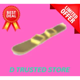 GOLD SNOWBOARD