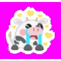 Cow Loves This Sticker