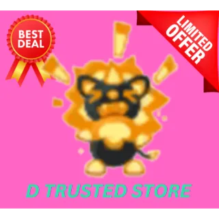 BLAZING LION ANIMATED STICKER