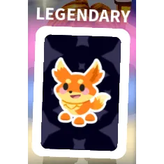 FLAMING FOX STICKER