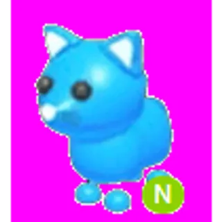 Blue Cat Neon