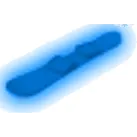 BLUE NEON SNOWBOARD