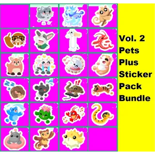 Vol. 2 Pets Plus Sticker Pack 