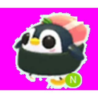 Sushi Penguin Neon