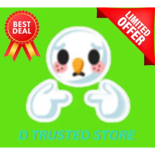 PRETTY PLEASE SNOWBALL STICKER