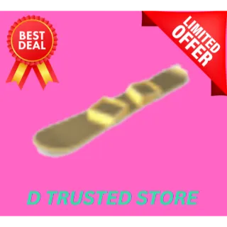 GOLD SNOWBOARD