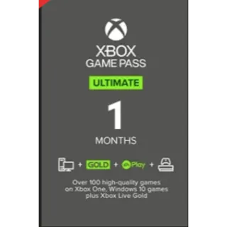 Game Pass Ultimate One Month