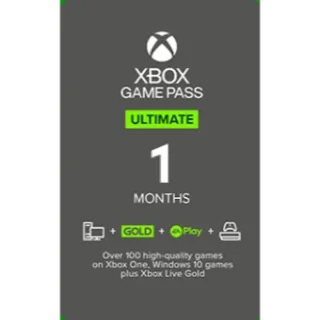 Game Pass Ultimate One Month