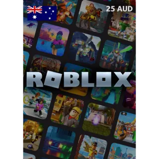 25 AUD ROBLOX GIFT CARD AUSTRALIA