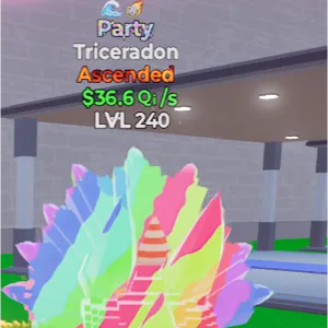 Triceradon Party 2 trait