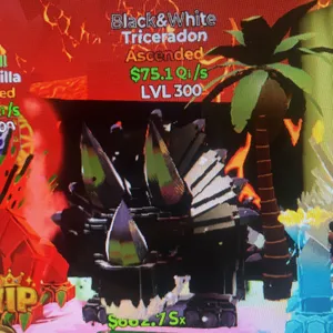 Triceradon b/w
