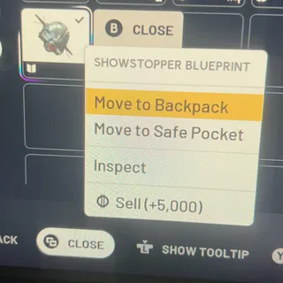 showstopper blueprint