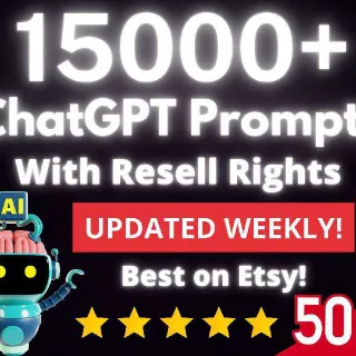 ⚡️🔰15000+ PROMPT COLLECTION WITH RESELL RIGHTS ⚡️💰 | Instant Delivery | Premium Course