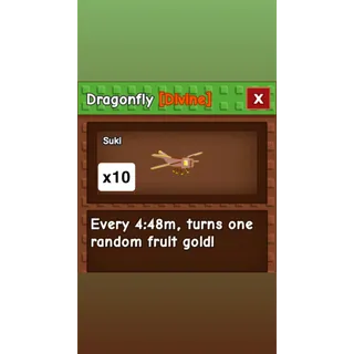 Dragonfly x10 Grow a Garden