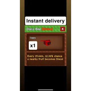 Disco Bee Grow a Garden