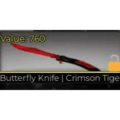 Counter Blox Butterfly Crimson Tiger