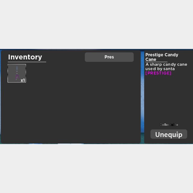 GPOPrestige Candy Cane PCC Game Items Gameflip