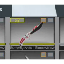 Counter Blox Butterfly 1x BloodWidow