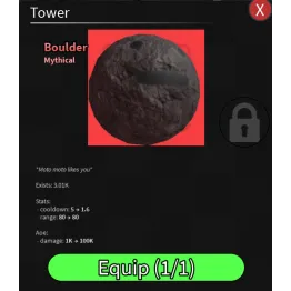 Ball Tower Defense Boulder