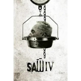 Saw IV 4K/UHD Fandango via Lionsgate