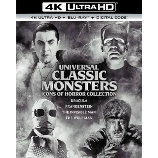 Universal Classic Monsters V1 4K UHD - Movies Anywhere