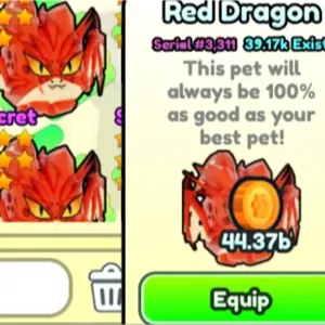 Pet World 3X SECRET DRAG