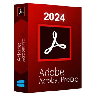 Adobe Acrobat Pro DC 2024 (PC) (1 DEVICE, LIFETIME)