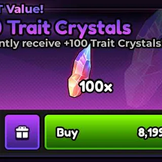 Anime Expeditions - 100 Trait Crystals [8,199R] **CHEAPEST**