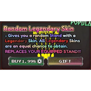 Bizarre Lineage - Random legendary skin 【1,998R】**CHEAPEST*