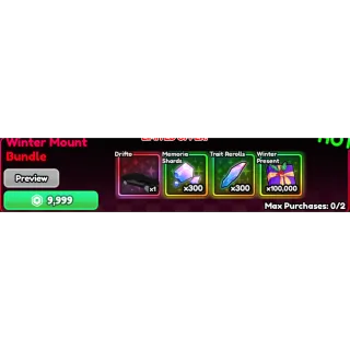 Anime Vanguards -Winter Mount Bundle