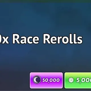 Grand Blue - 100x Race Rerolls [5,000R] **CHEAPEST**