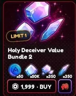 Anime Vanguards - 2x Holy Deceiver Value Bundle 2 [3,998R] **CHEAPEST**