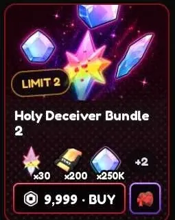 Anime Vanguards - Holy Deceiver Bundle 2 [9,999R] **CHEAPEST**