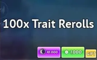 Grand Blue - 300x Trait Rerolls [3,000R] **CHEAPEST**