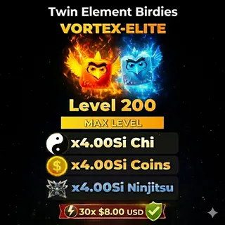 Ninja Legends - Twin Element Birdies (VORTEX-ELITE) 30x (units) - Fast Delivery