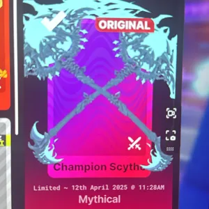 original dual champion scythe