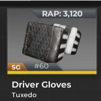 SG Driver Gloves Tuxedo - BloxStrike