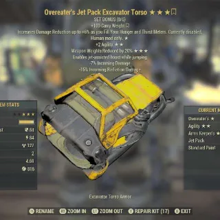 Excavator Jetpack Legacy