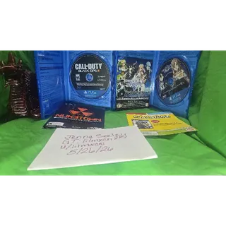 PS4 Bundle: Call of Duty Black Ops III + Sword Art Online Hollow Realization CIB with Inserts